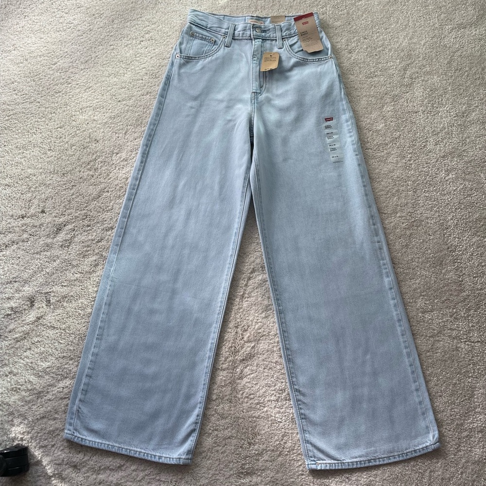 NWT Levi's Cinch Baggy High Rise Women's Jeans Size 26/31 - Picture 3 of 14